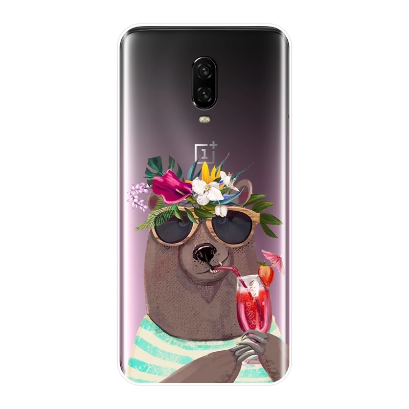 Мягкая задняя крышка для OnePlus 3 3T 5 5T 6 6T чехол телефона из силикона мопс собака