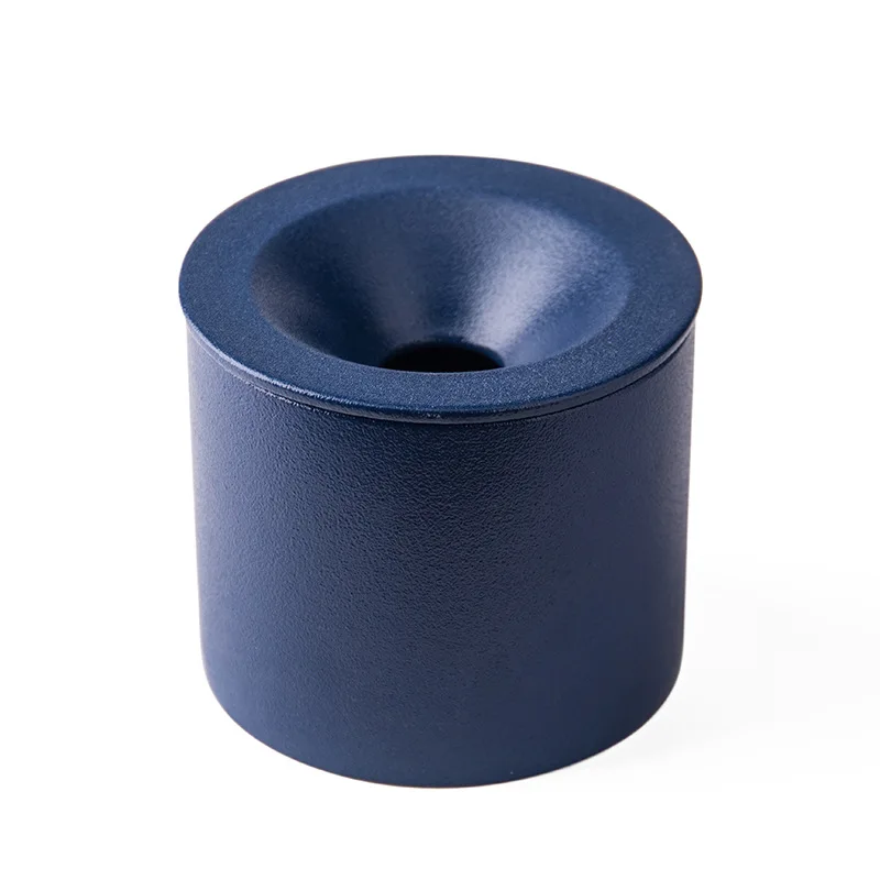 

YHG39 Ceramic Ashtray with Cover Anti-fly Ash Creative Funnel Large Office Personality Furnishing Smoking Tray Cenizero ash tray