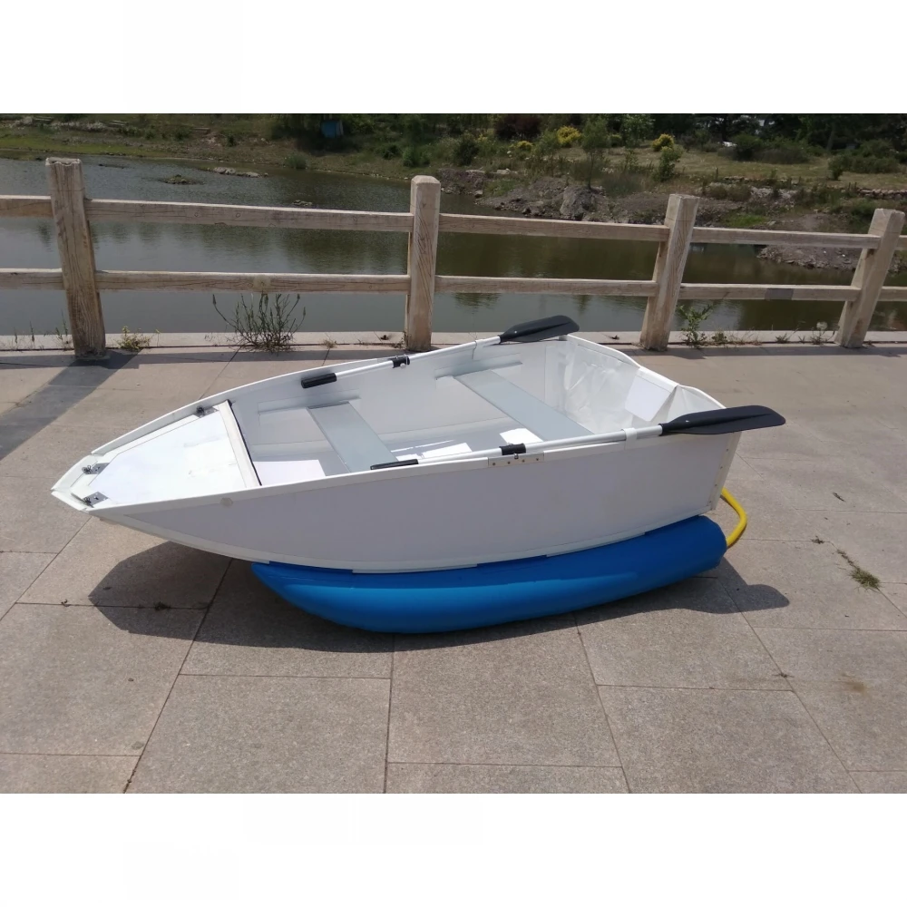 2 3 м Складная портативная пластиковая стальная гребная лодка с надувными