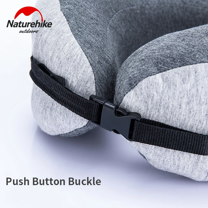 Подушка для шеи Naturehike 50D 0 3 кг 360 из хлопка с эффектом памяти|Кемпинг подушки| |