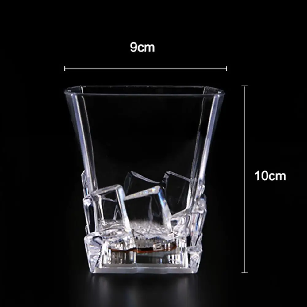 Стеклянная Хрустальная чашка для виски товары вечевечерние светящаяся