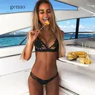 Цветочный кружевной комплект бикини, купальник из двух предметов, сексуальный купальник с 3D цветами, бикини, женский белый комплект бикини, Бразильское бикини пуш-ап