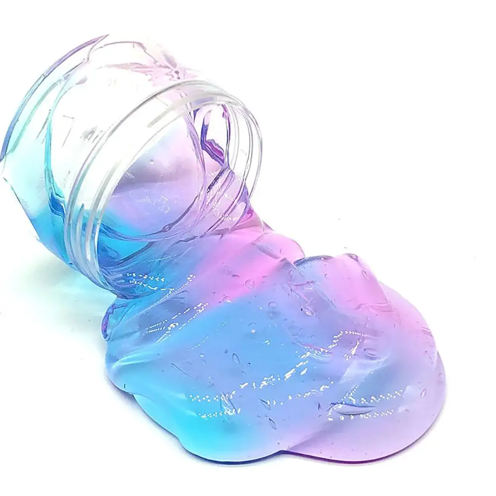 

60ML Kids Slime Toy Multicolor Clear Crystal Slime Stretchy Clay Stress Relieve Kids Toy