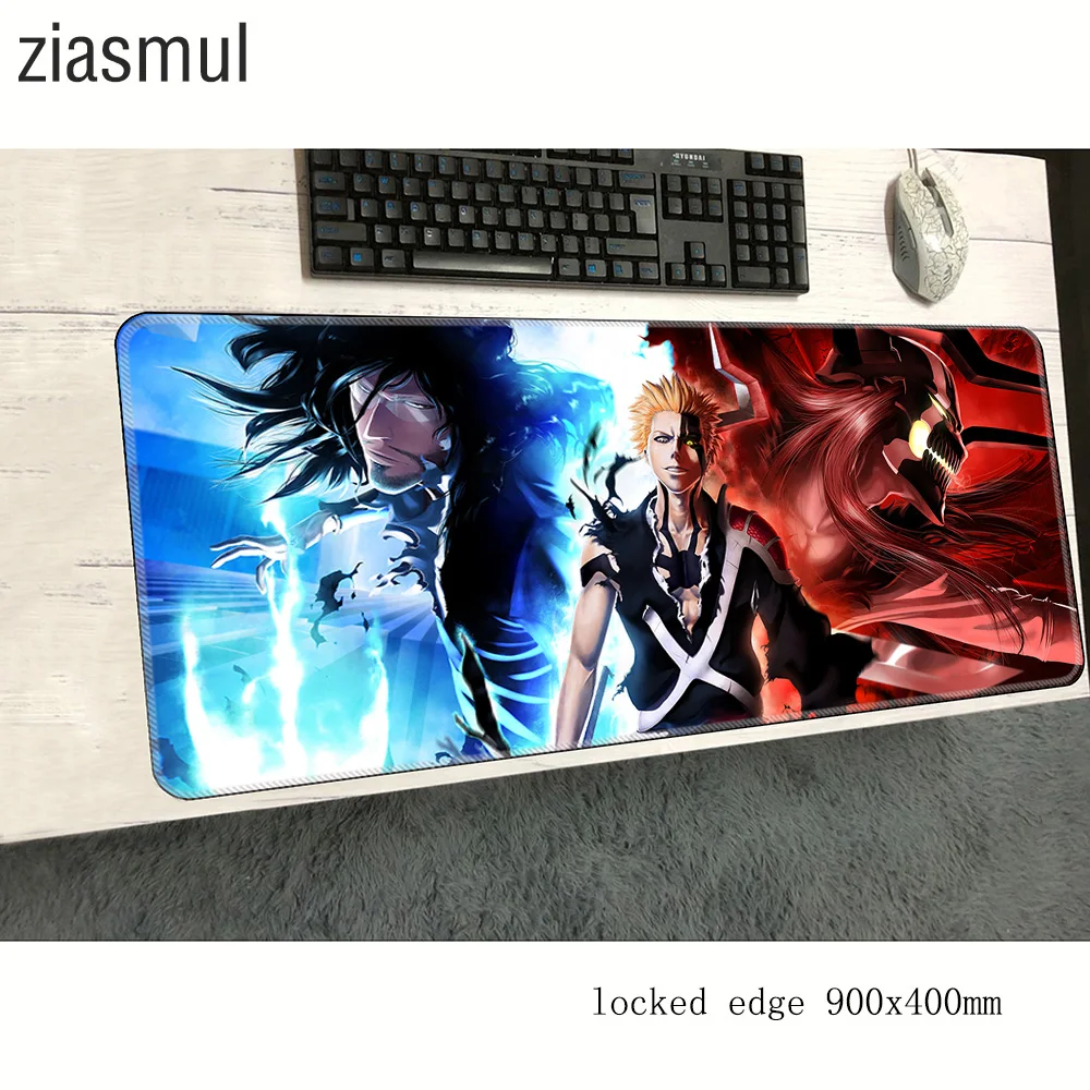 Коврик Ichigo Kurosaki для мышек с аниме 900x400 коврик мыши ноутбука игровой | Компьютеры и