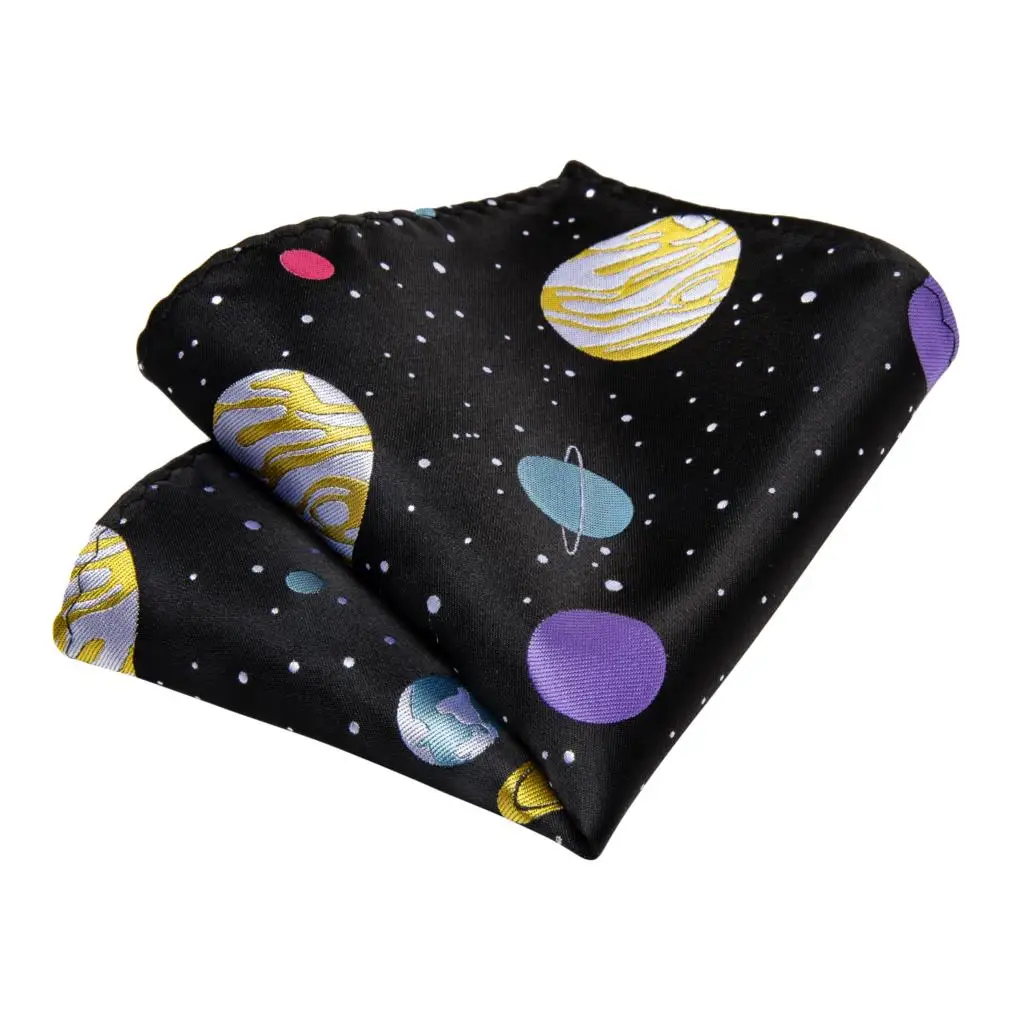 Свадебный Мужской галстук черный синий новый дизайн шелковый для мужчин деловые