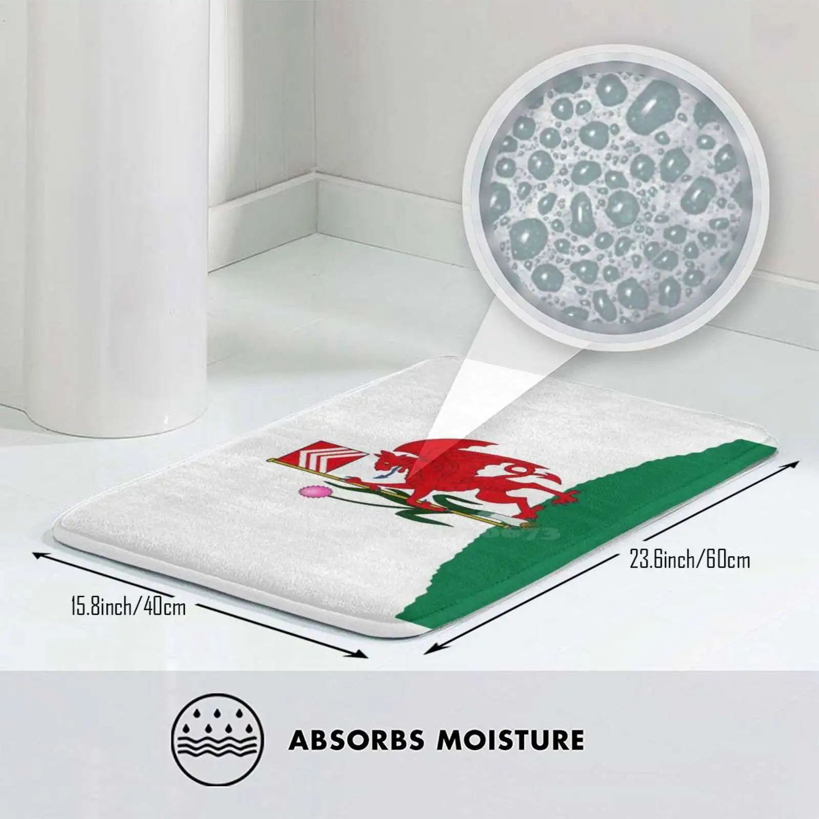 3d коврик с изображением города Кардифф домашние товары подушка Уэльский город