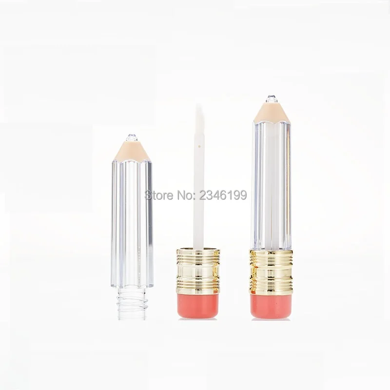 Пустые тюбики для блеска губ прозрачный косметический контейнер многоразовый