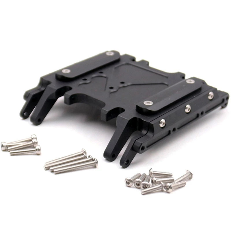 

8PCS Suspension Link Rod for 1/10 Axial Wraith 90020 90018 90031 & 1set Metal Center Gear Box Mount Aluminum Skid Plate