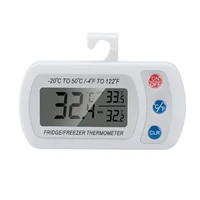 Digital Refrigerator Thermometer LCD Waterproof Precision Electronic Thermometer with Adjustable Stand Kitchen Supplies