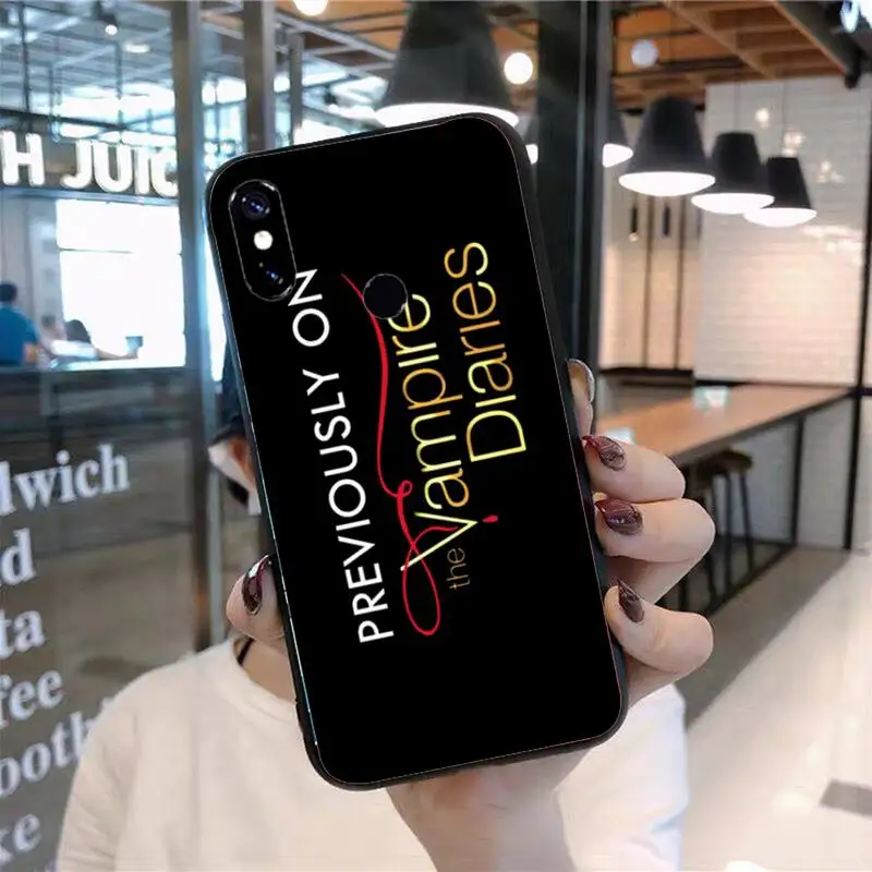 

The Vampire Diaries Stefan Damon Salvatore Phone Case For Xiaomi Redmi 7 8 9t 9se k20 mi8 max3 lite 9 note 9s 10 pro