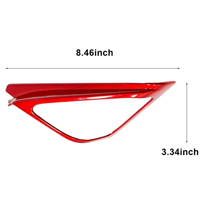 

2PCS Car Speaker Cover Front Door A-Pillar Inner Triple-cornered Frame Trim for Honda Accord 10Th 2018-2020