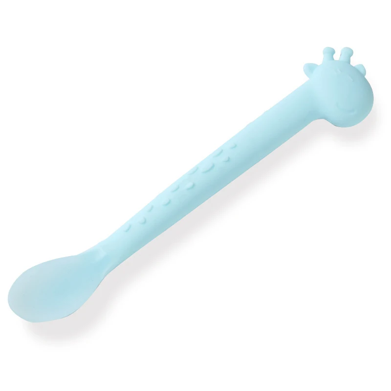 

Silicone Baby Food Spoon Children's Tableware Cartoon Kids Soft Silicone SpoonInfant Feeding Tools Newborn Accessorie Product