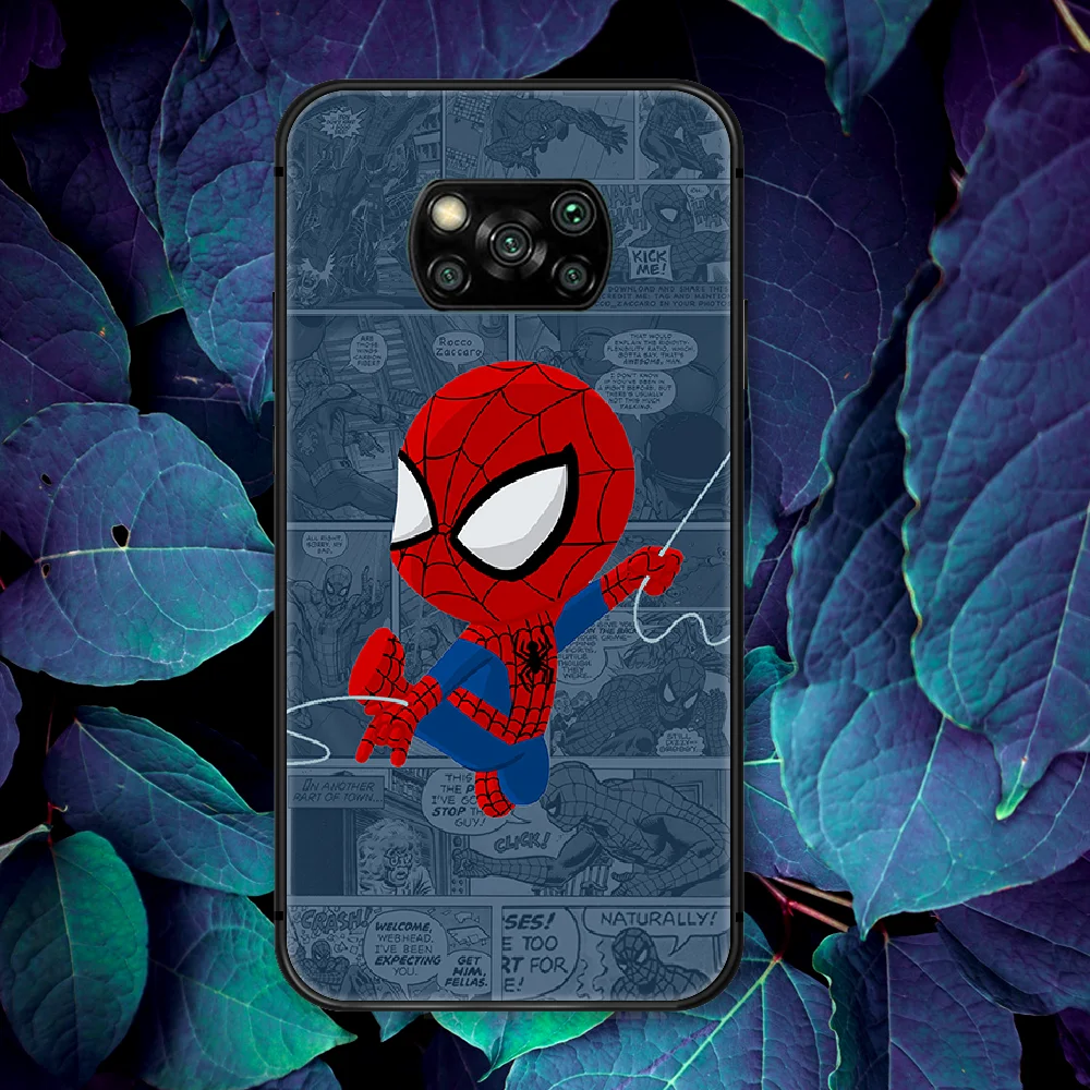 

Spiders man Super Hero Cool Phone Case For Xiaomi Mi Note 10 A3 9 MAX 3 A2 8 9 Lite Pro Ultra black Etui Pretty Shell Trend Back