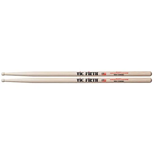 Vic Firth Американский пользовательский SD4 комбо барабанные палочки, 1/пара, бочка, кончик. Светильник для джазовой четверки или камерной музыки