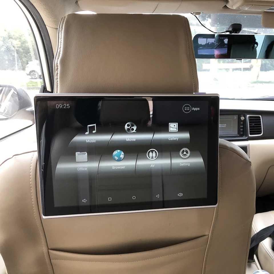 Монитор на подголовник автомобиля 11 8 дюйма Android 9 0 HD 1080P Wi Fi/Bluetooth/USB/SD/FM|Мониторы