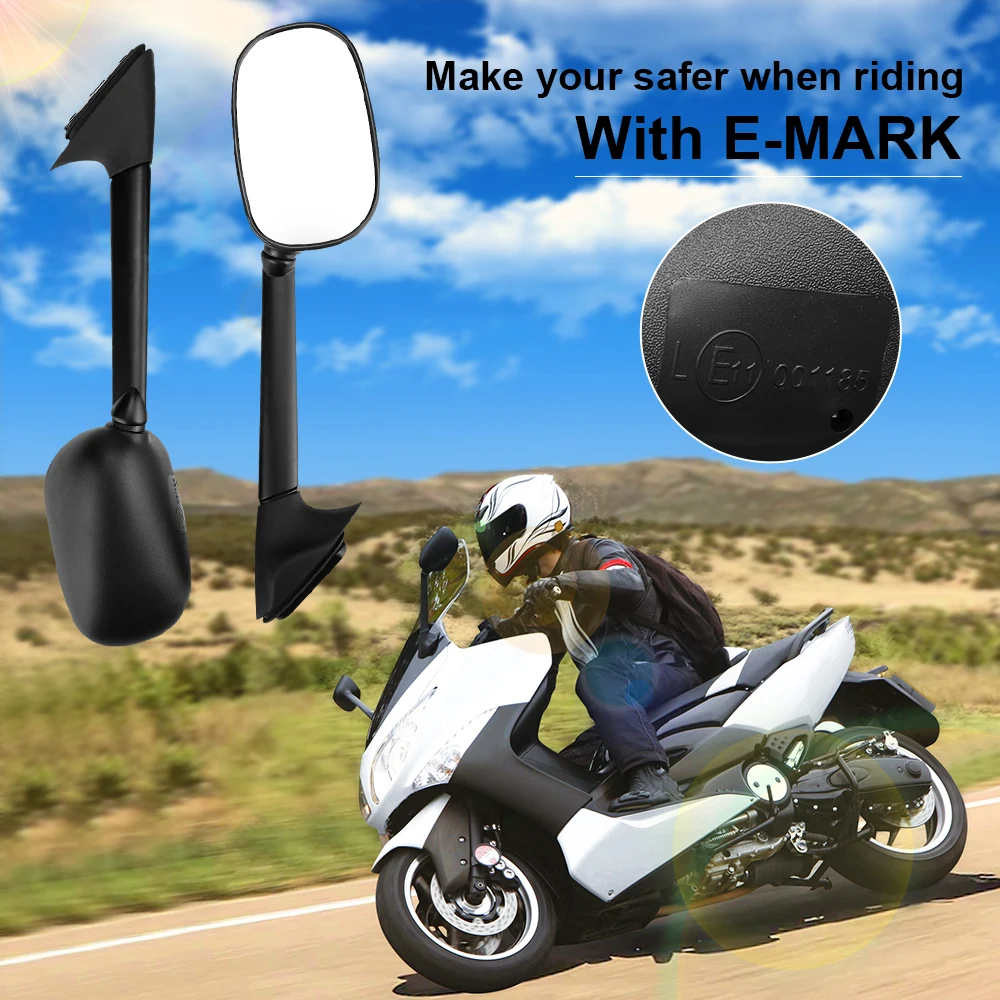 Для Tmax 500 зеркала для мотоцикла YAMAHA зеркало заднего вида с E-MARK для T-MAX500 боковое зеркало заднего вида аксессуары для T max Tmax500