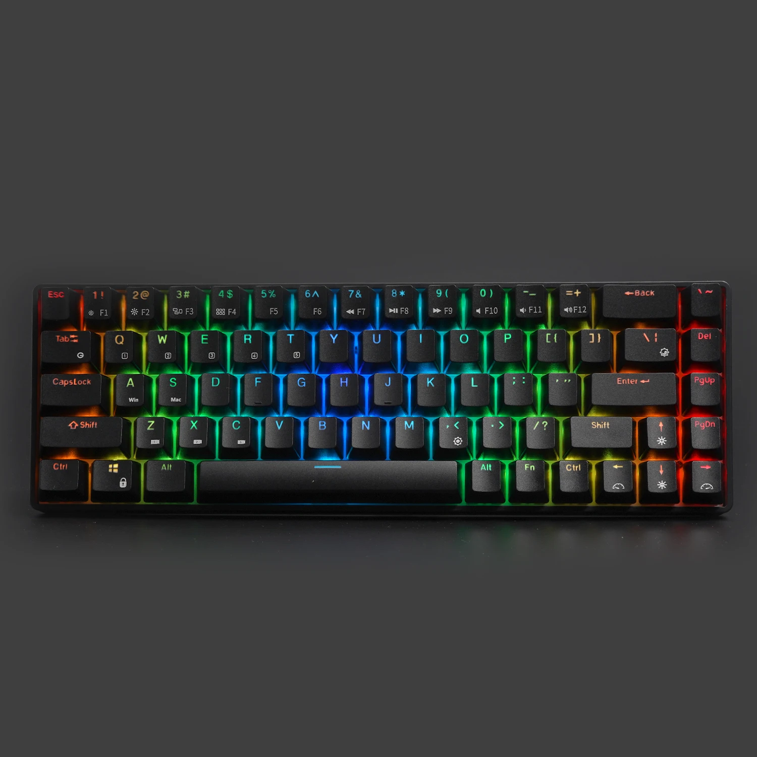 

RK68 (RK855) RGB Wireless 65% Compact Mechanical Keyboard, 68 Keys 60% Bluetooth Hot Swappble Gaming Keyboard Hot swap Switches