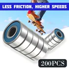 20 штук 608RS углерода Сталь ABEC-9 модель Скейтборд Подшипники комплект роликовые коньки самокат игрушечный автомобиль колесный подшипник Запчасти для авто