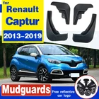 Комплект литых брызговиков для Renault Captur Samsung QM3 2013-2019, брызговики, брызговики, грязеотталкивающие Брызговики, брызговики, передние и задние