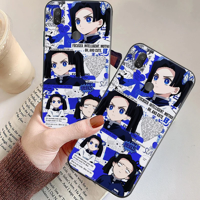 

Demon Slayer Anime Phone Case For Xiaomi Redmi 7 7A Note 7 7Pro 8 8A Note 8 8 2021 8T 8Pro Nezuko Tomioka Giyuu Soft TPU