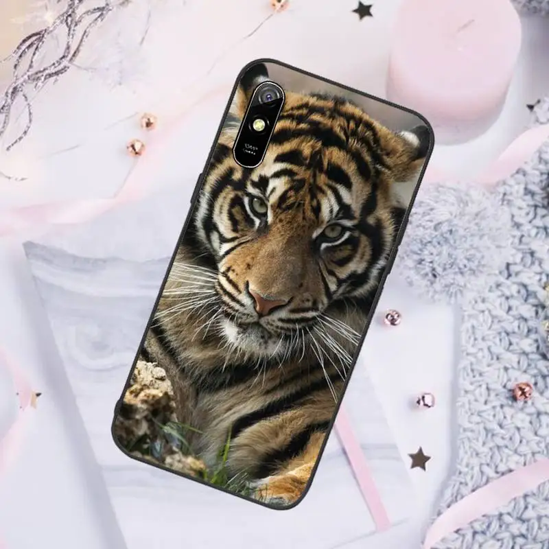 

Fashion Tiger Leopard Phone Case For Xiaomi Mi Redmi Note 7 8 9 pro 8T 9T 9S 9A 10 Lite pro