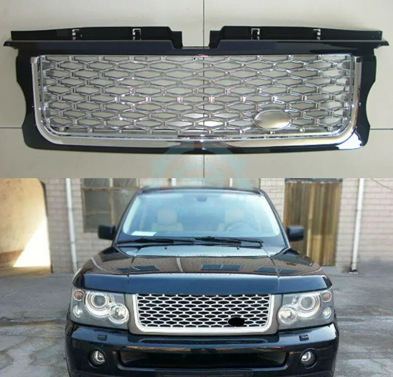 Для R Rover Sport 2005-2009 DHB50044LEP Высококачественная решетка черная рамка Гальваническая