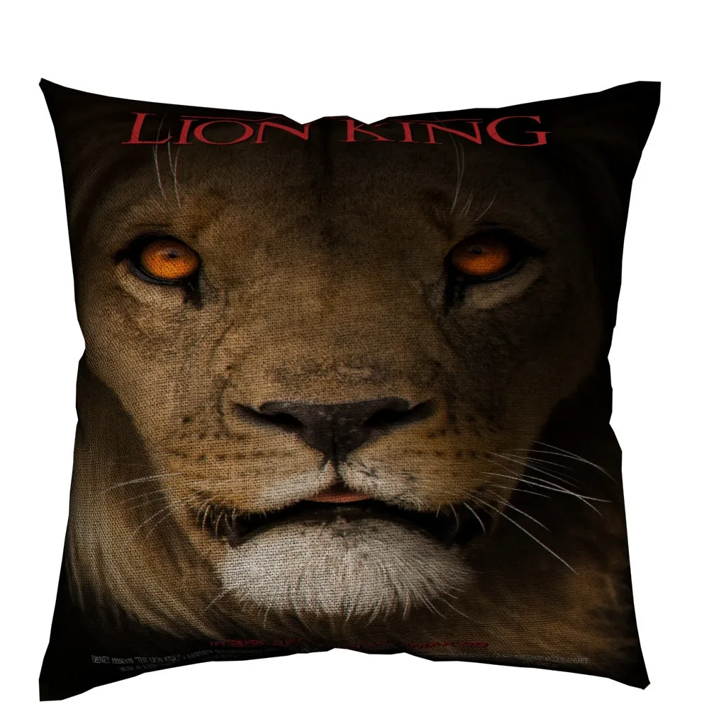 Lion King Movie Pillow Cover Throw Pillows For Sofa Cotton Linen Cushion Cover 45x45cm Scandinavian Decoration Home Almofada