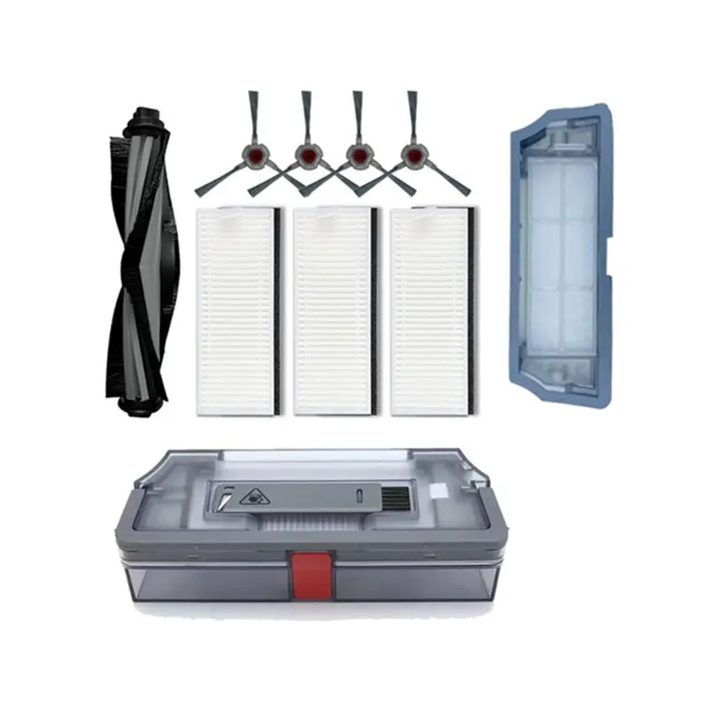 

Main Brush Side Brush HEPA Filter Dust Box Primary Filter for EcoVacs Deebot N9+ Robotic Vacuum Cleaner Parts Accessories