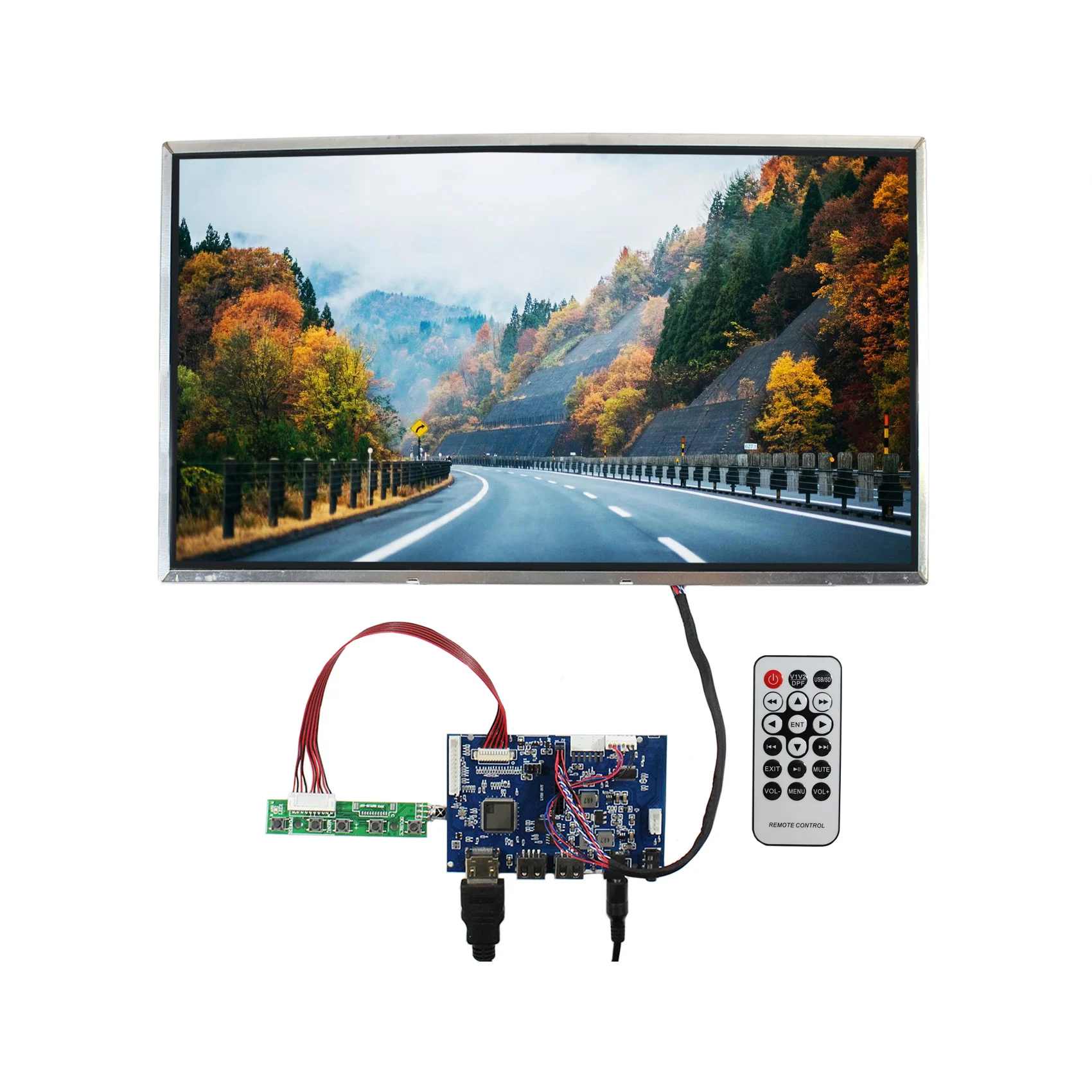 

15.6inch 1366X768 LCD Screen with HD MI USB Android LCD Controller Board