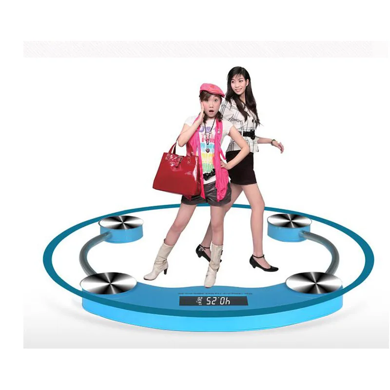 Новые круглые детские весы прозрачные стеклянные электронные медицинские