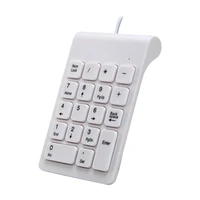 mini usb wired numeric keypad numpad 18 keys digital keyboard for accounting teller laptop windows android notebook tablets pc