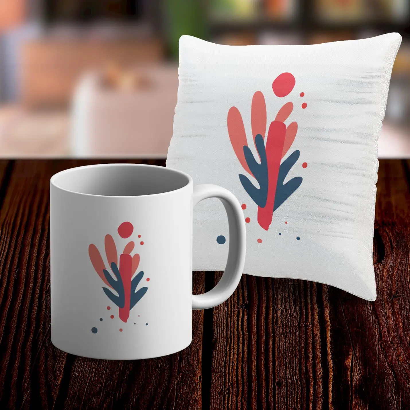 

Letter Design Mug and Pillow Case Gift Set