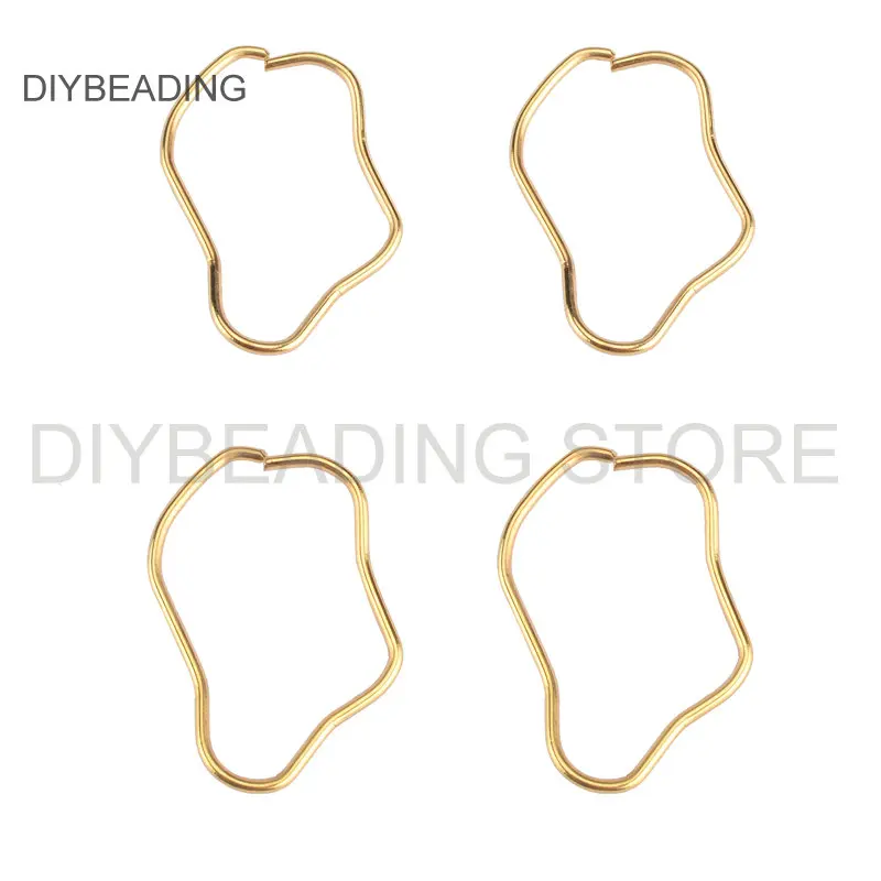 10-500 шт латунные компоненты для изготовления сережек Freedom Cloud Charm 15 Калибр открытый