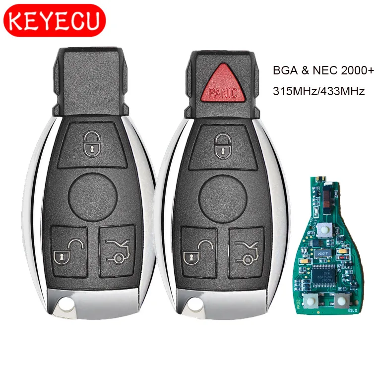 KEYECU умный пульт дистанционного управления с 3 кнопками/4 кнопками 315 МГц/433 МГц для