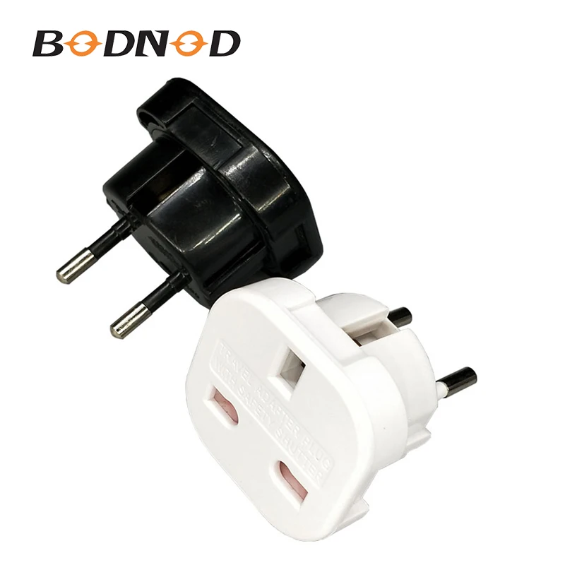 Новое поступление Британский в Европейский конверсионный штекер 10А/16А 240В черный