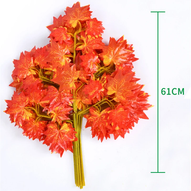 Осеннее украшение искусственные растения кленовые листья свадебное для дома