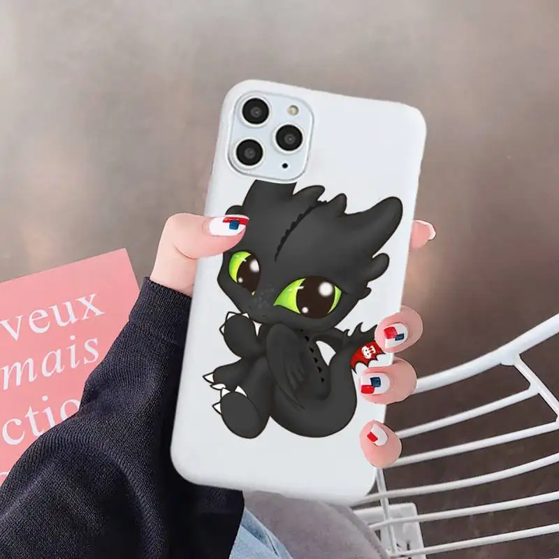 

Toothless How To Train Phone Case Candy Color for iPhone 6 7 8 11 12 s mini pro X XS XR MAX Plus high quality