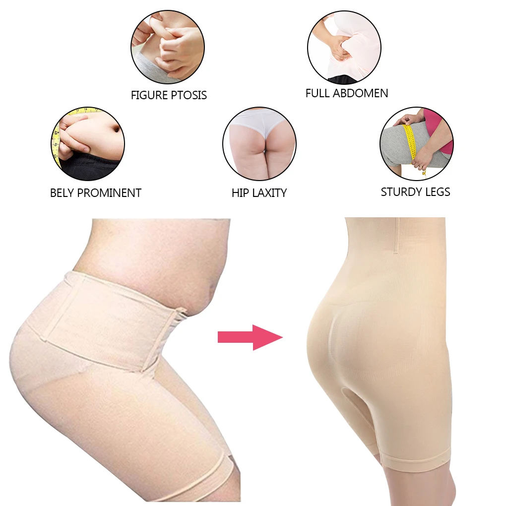 Женские Утягивающие трусики с высокой талией утягивающие живот брифы