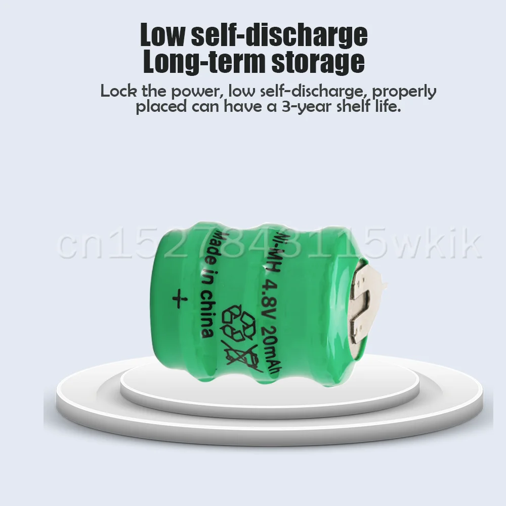 Никель-металлогидридный NI-MH перезаряжаемый аккумулятор 4 8 в 20 мА/ч с паяльными