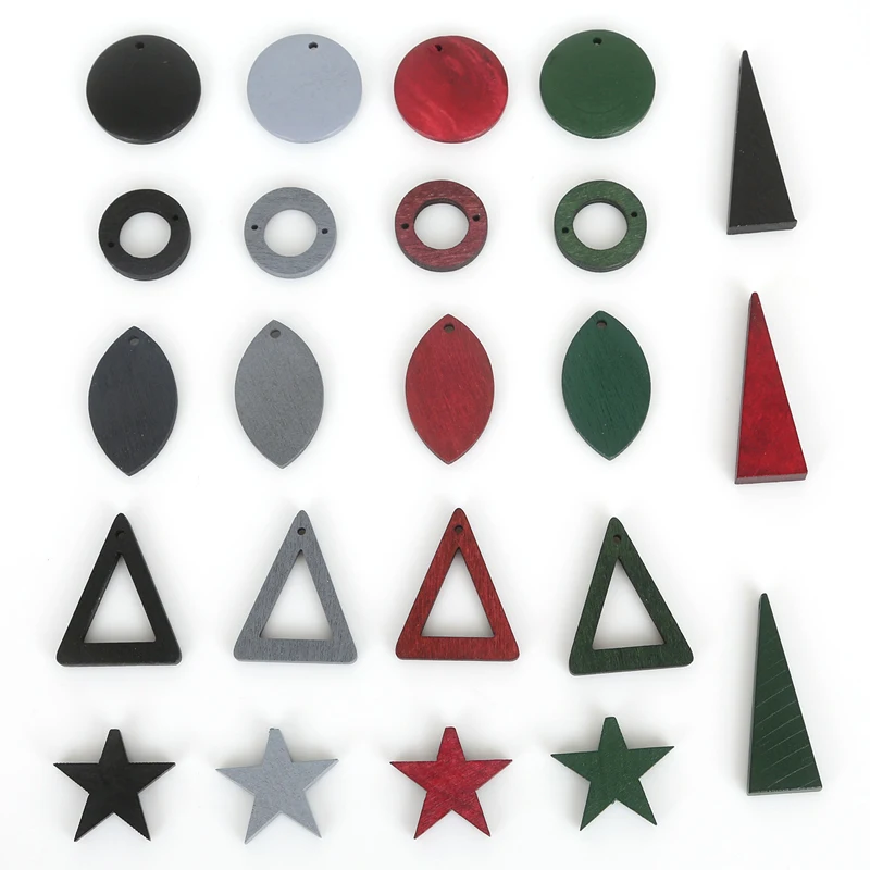 Деревянные Подвески-капли сделай сам аксессуары для самодельных ювелирных