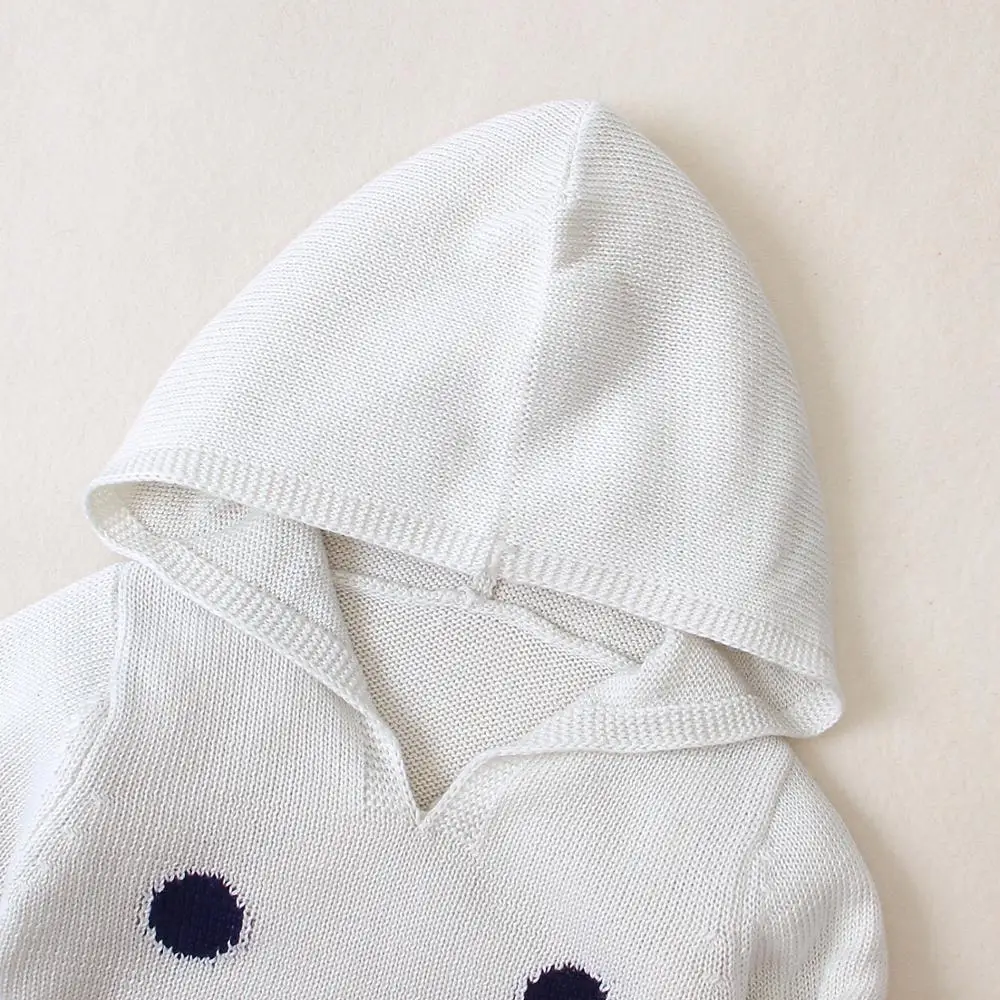 Детские свитера для мальчиков вязаные джемперы с рисунком кролика новорожденных