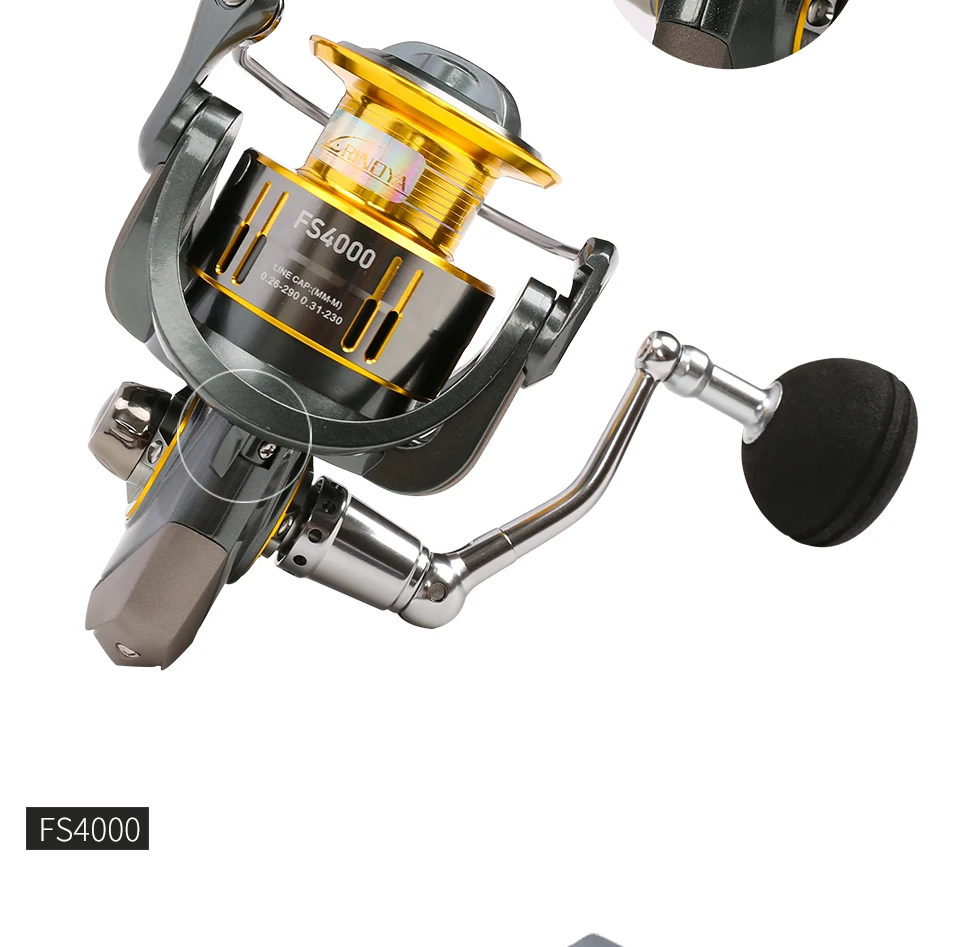TSURINOYA для рыбалки Карп Рыбалка Катушка FS 4000 5000 9+ 1BB Макс Перетащите 11 кг рыболовные приманки Спиннинг Фидер катушка в соленой воде крутящаяся катушка