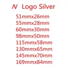 1 шт. хром N Hy-undai Автомобильная Наклейка На Руль Передняя крышка гриль задний багажник значок эмблема стикер