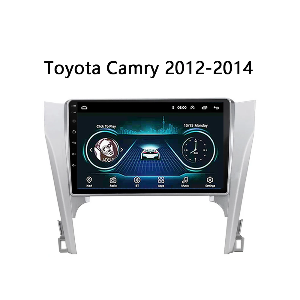Автомагнитола для Toyota Camry 2012 2013 2014 Автомобильный gps навигатор Авто Радио Android 8 1 10