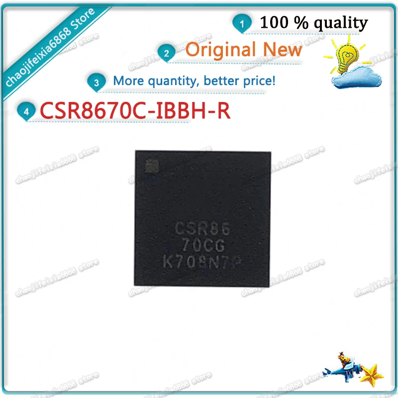 1 шт./Лот! CSR8670C-IBBH-R CSR8675CG BGA CSR8675C-IBBH-R 8675CG низкомощный беспроводной Bluetooth master новый