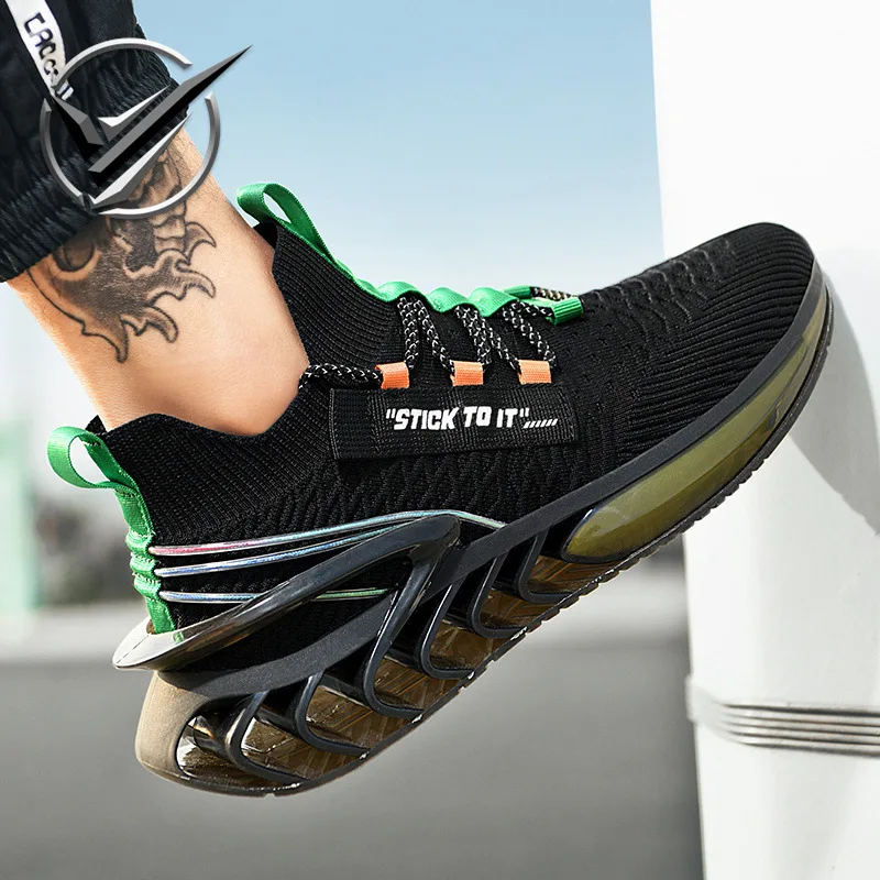 

Autumn with breathable style blade surface increased leisure shoes running shoes bottom thick youth fashion shoes