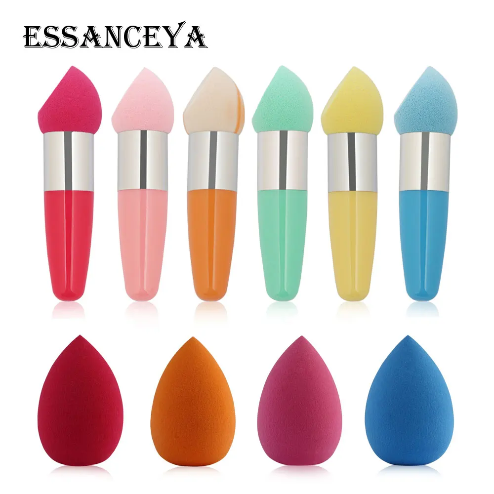 ESSANCEYA новинка 1-2 шт. капельки для макияжа буф/яйцо спонж нанесения основы под