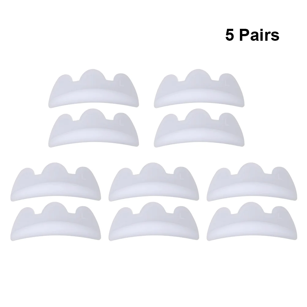 

5 пар, силиконовые накладки для искусственных ресниц