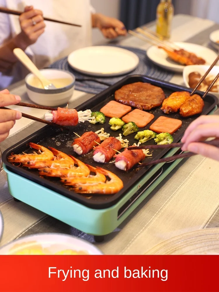 Бытовой электрический гриль для барбекю Бездымная духовка бытовые приборы