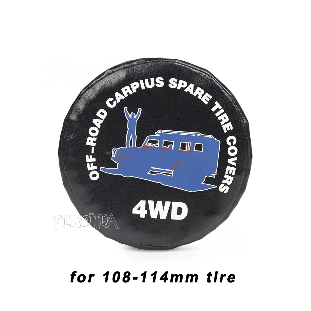 for 108-114mm tire RC украшение автомобиля ПУ кожа запасная крышка шины для 1/10 RC Гусеничный Traxxas TRX4 осевой SCX10 Рейф RC4WD D90 Tamiya CC01 - Цвет: for 108-114mm tire